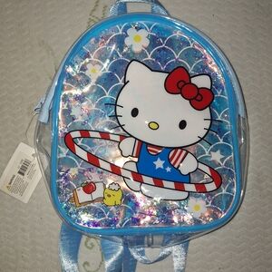 Hello Kitty Holographic Design Mini Backpack